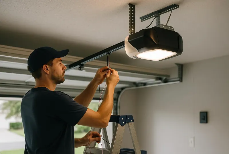 Off Track Door Repair in Osprey